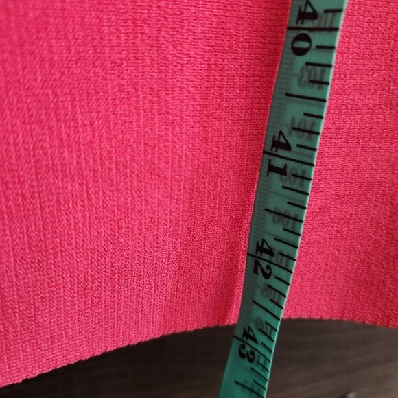 Eliza J Off the Shoulder Dress Plus Size 3X Magenta Ruffle Fit & Flare Midi - Picture 7 of 14